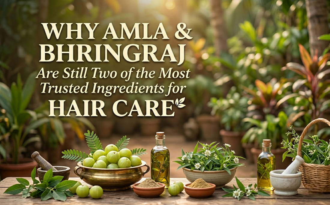 Why Amla & Bhringraj Are Still Two of the Most Trusted Ingredients for Hair Care