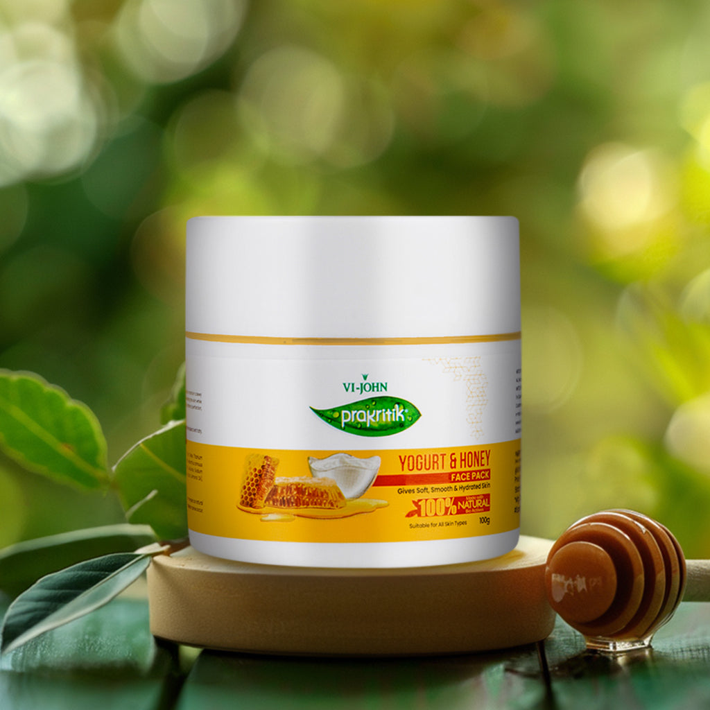 Prakritik Yogurt & Honey Face Pack for Men & Women | 100g - Prakritik Naturals