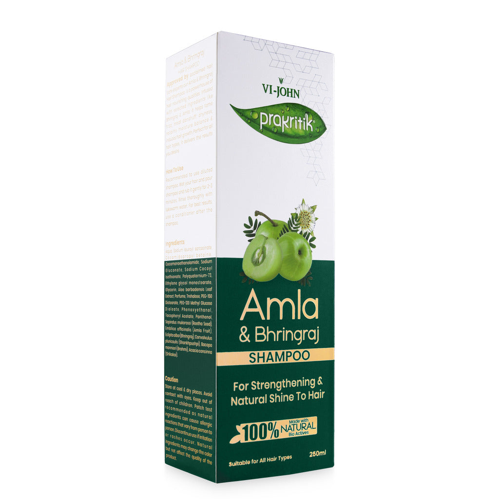 Prakritik Amla & Bhringraj Shampoo for Men & Women | 250ml - Prakritik Naturals
