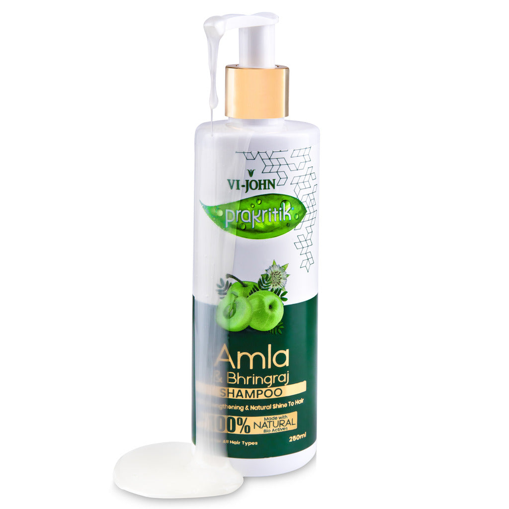 Prakritik Amla & Bhringraj Shampoo for Men & Women | 250ml - Prakritik Naturals