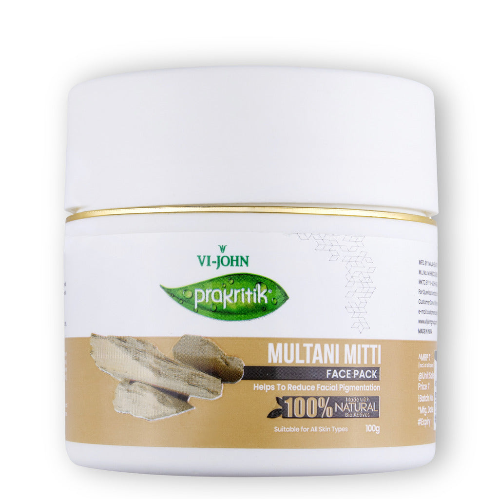 Prakritik Multani Mitti Facepack for Men & Women | 100gm - Prakritik Naturals