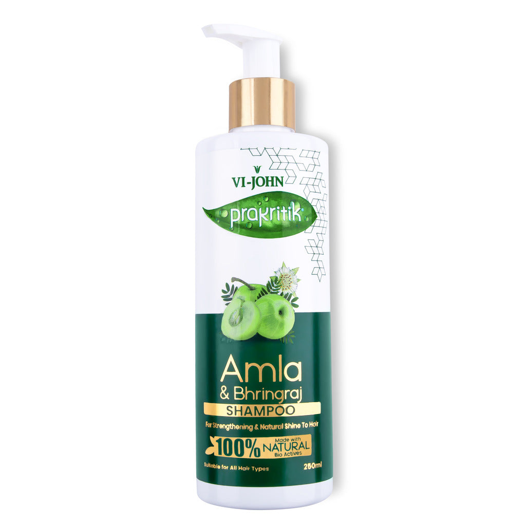 Prakritik Amla & Bhringraj Shampoo for Men & Women | 250ml - Prakritik Naturals