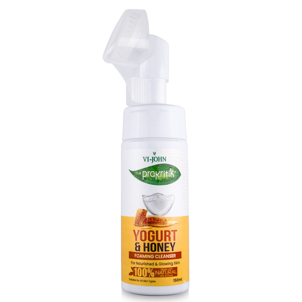 Prakritik Yogurt & Honey Foaming Cleanser for Men & Women | 150ml - Prakritik Naturals