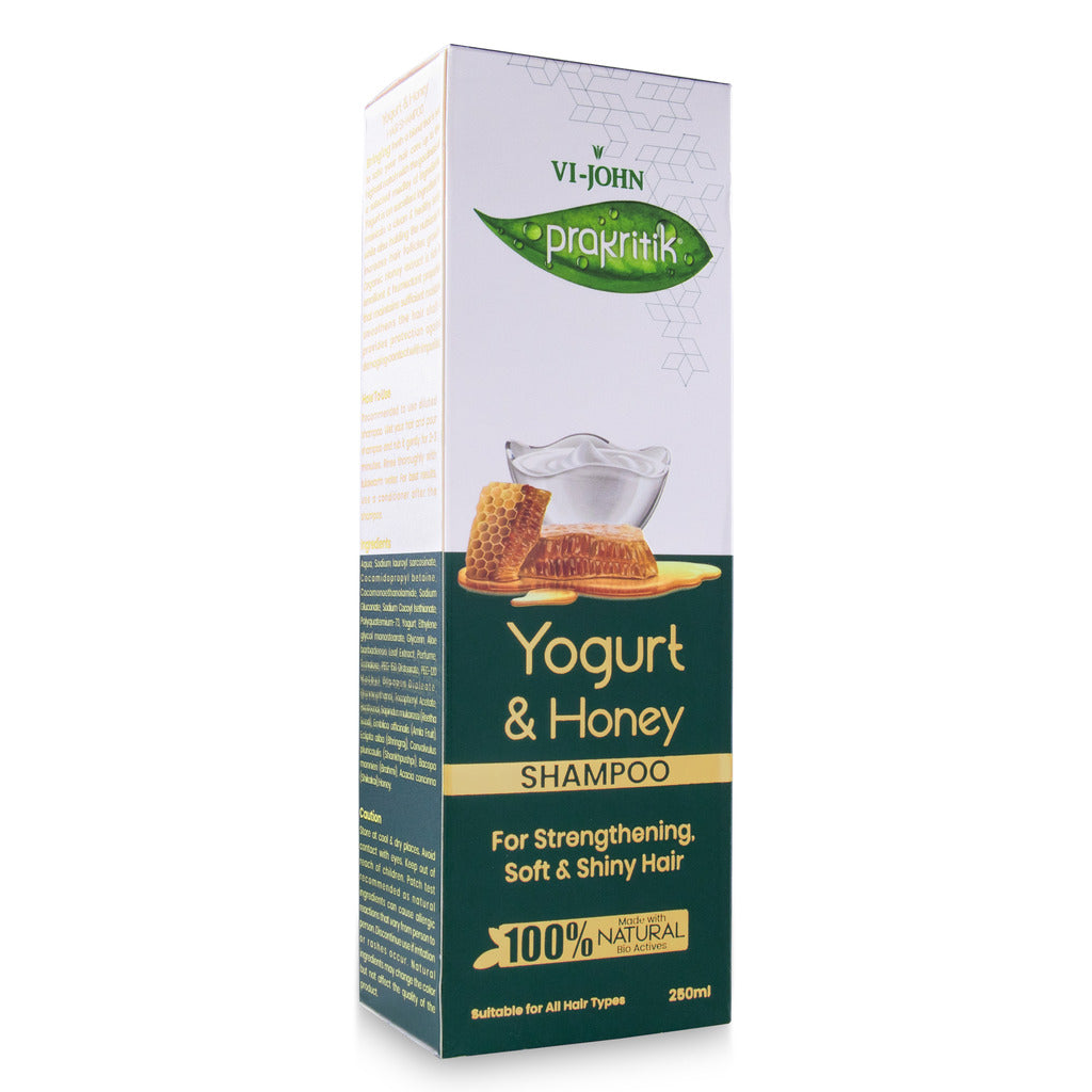 Prakritik Yogurt & Honey Shampoo for Men & Women | 250ml - Prakritik Naturals