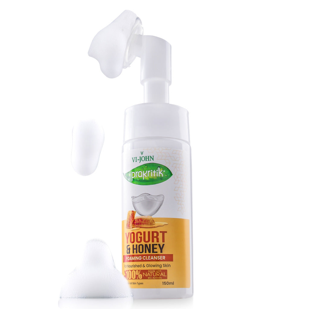 Prakritik Yogurt & Honey Foaming Cleanser for Men & Women | 150ml - Prakritik Naturals