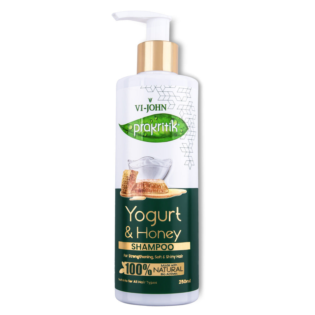 Prakritik Yogurt & Honey Shampoo for Men & Women | 250ml - Prakritik Naturals
